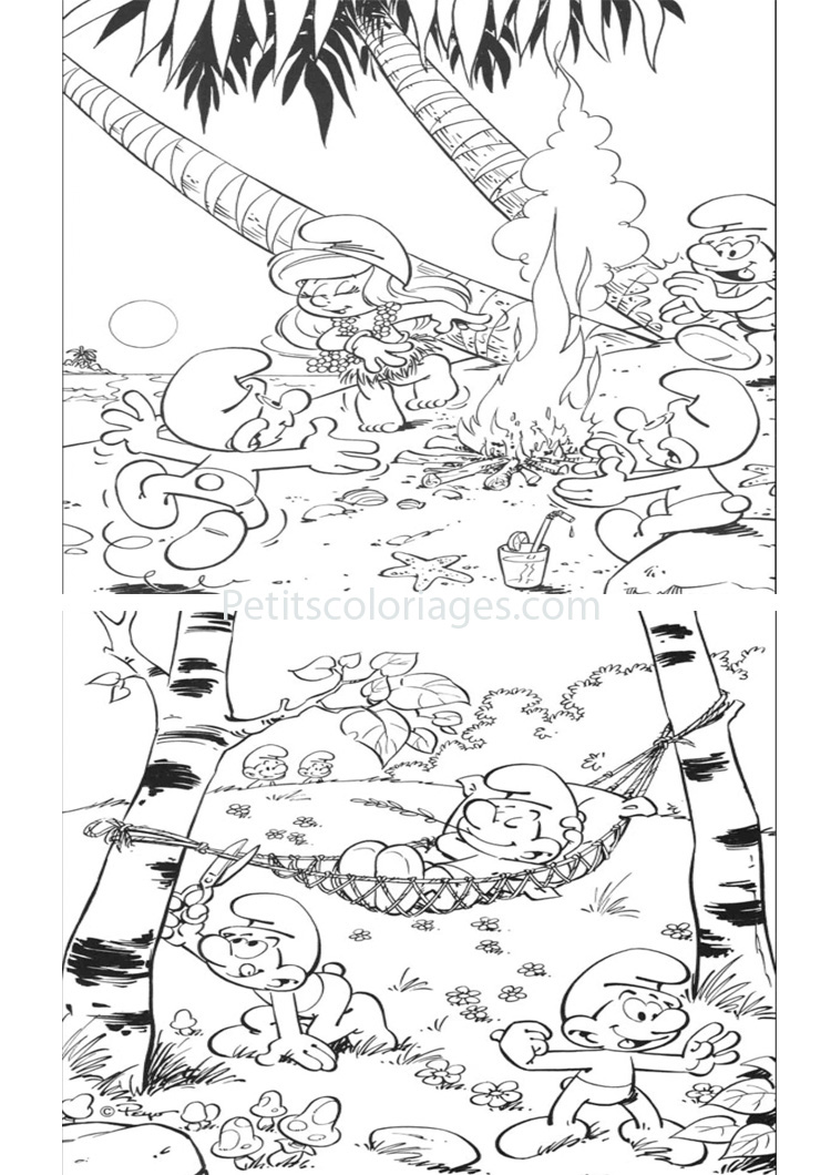Раскраска: Smurfs (мультфильмы) #34771 - Бесплатные раскраски для печати