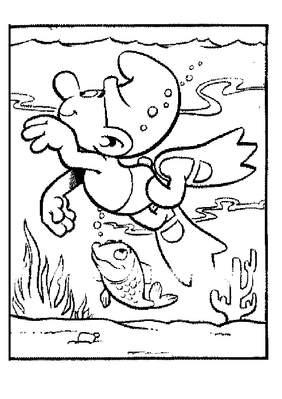 Раскраска: Smurfs (мультфильмы) #34796 - Бесплатные раскраски для печати