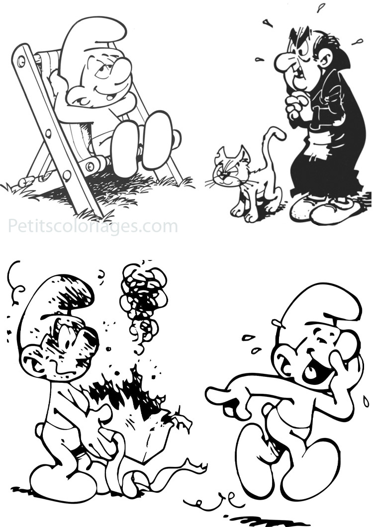 Раскраска: Smurfs (мультфильмы) #34860 - Бесплатные раскраски для печати