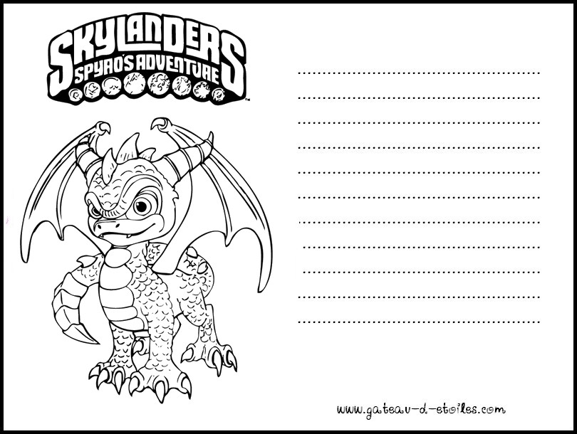 Раскраска: Skylanders (мультфильмы) #43653 - Бесплатные раскраски для печати