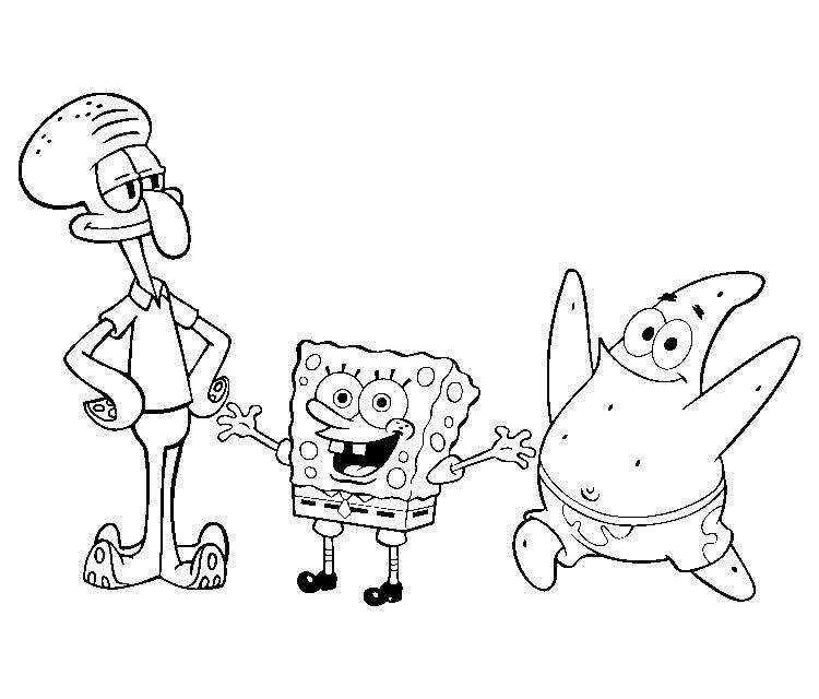 Раскраска: SpongeBob (мультфильмы) #33397 - Бесплатные раскраски для печати