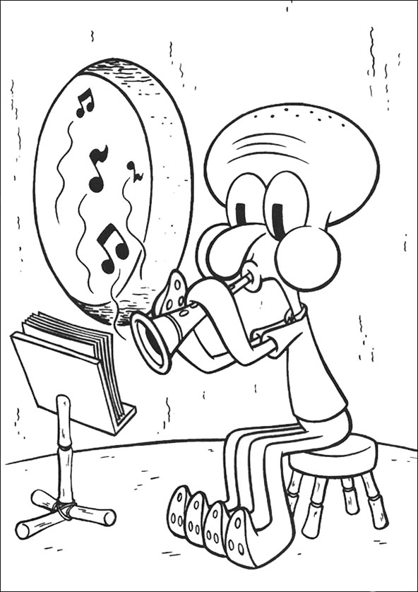 Раскраска: SpongeBob (мультфильмы) #33400 - Бесплатные раскраски для печати