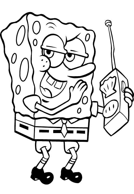 Раскраска: SpongeBob (мультфильмы) #33429 - Бесплатные раскраски для печати