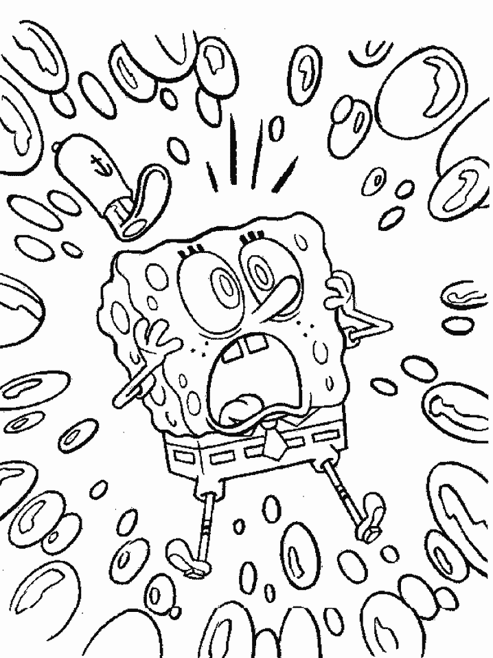 Раскраска: SpongeBob (мультфильмы) #33474 - Бесплатные раскраски для печати