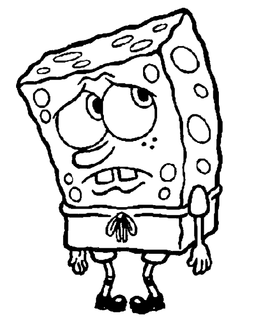 Раскраска: SpongeBob (мультфильмы) #33478 - Бесплатные раскраски для печати