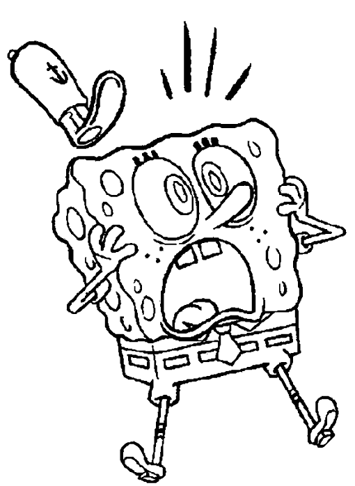 Раскраска: SpongeBob (мультфильмы) #33502 - Бесплатные раскраски для печати