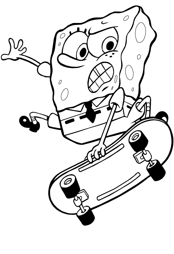 Раскраска: SpongeBob (мультфильмы) #33522 - Бесплатные раскраски для печати
