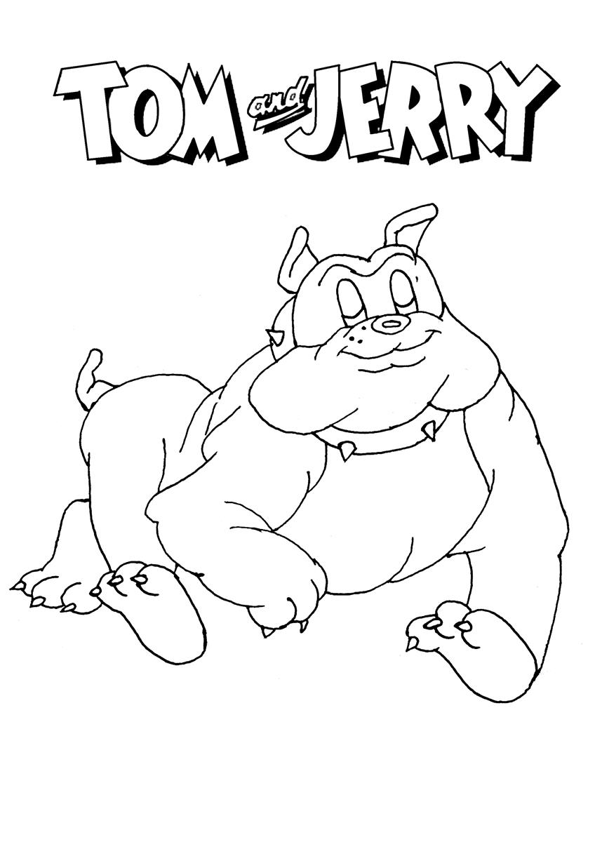 Раскраска: Том и Джерри (мультфильмы) #24258 - Бесплатные раскраски для печати