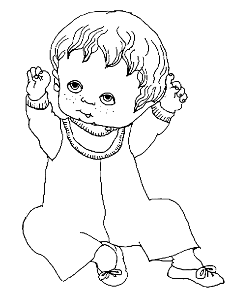 Раскраска: ребенок (Персонажи) #86611 - Бесплатные раскраски для печати
