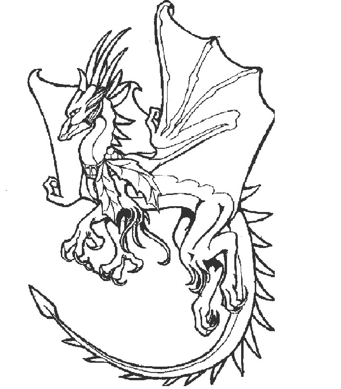 Раскраска: дракон (Персонажи) #148357 - Бесплатные раскраски для печати
