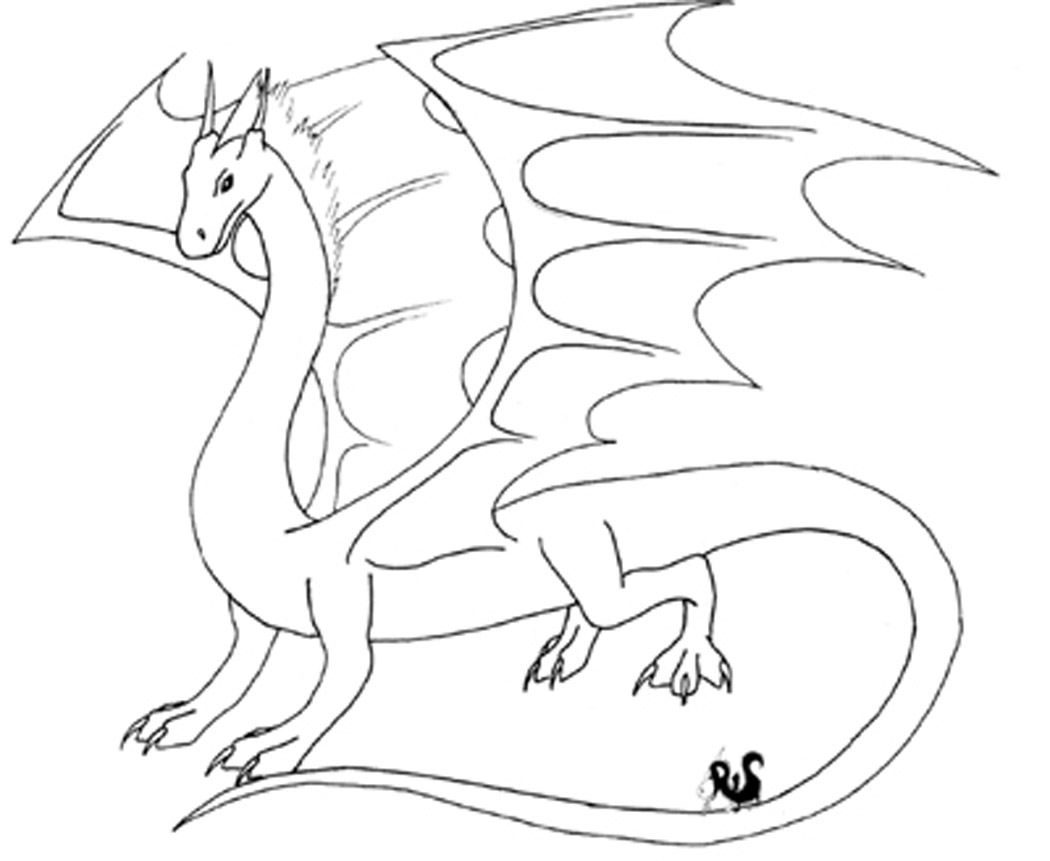Раскраска: дракон (Персонажи) #148562 - Бесплатные раскраски для печати