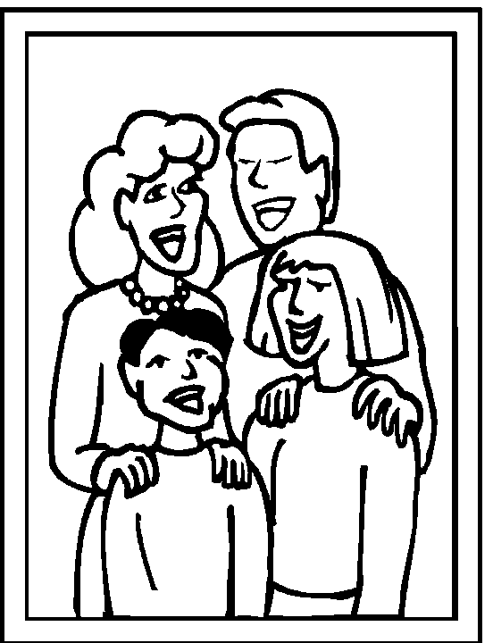 Раскраска: семья (Персонажи) #95094 - Бесплатные раскраски для печати