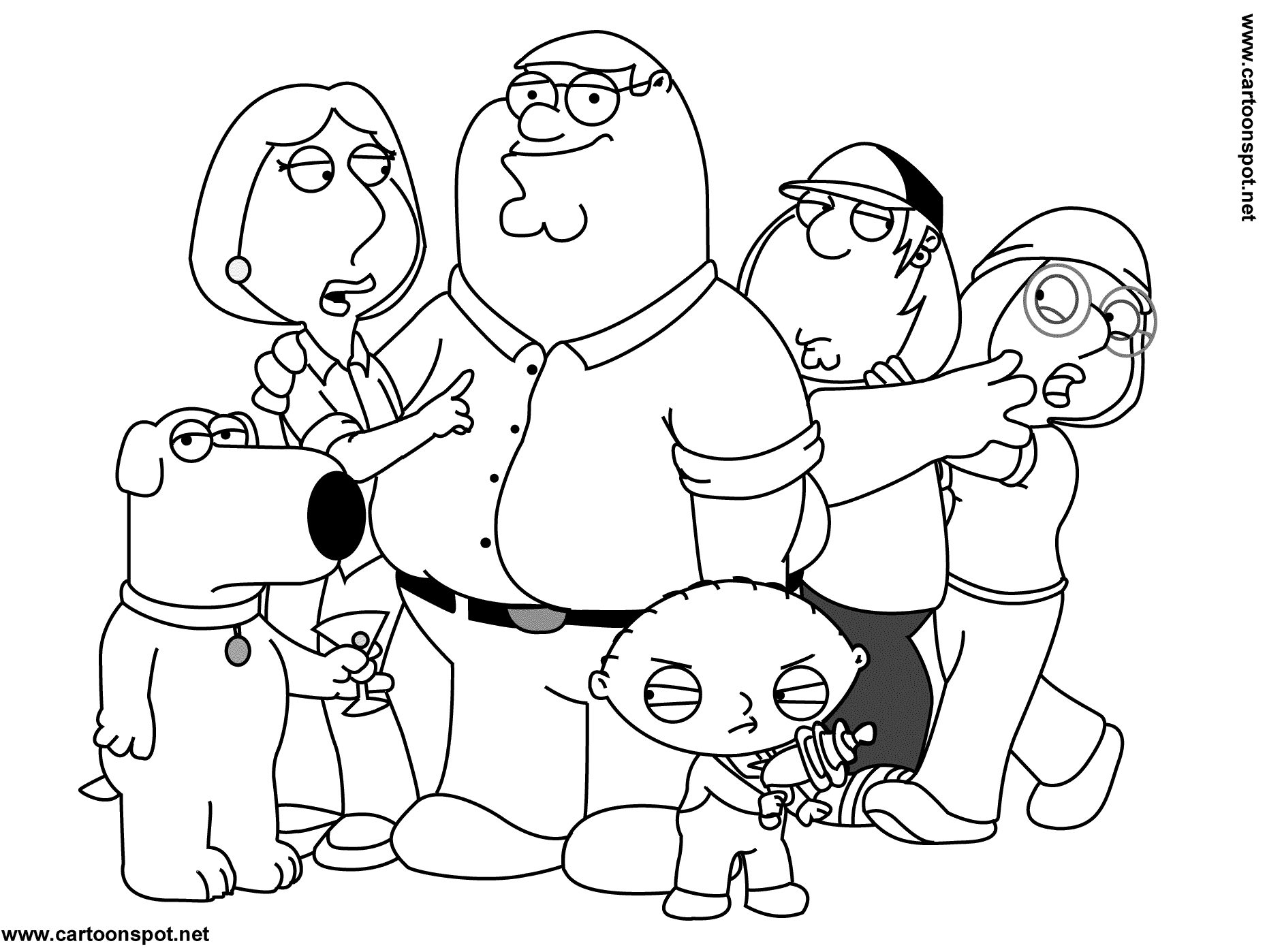 Раскраска: семья (Персонажи) #95105 - Бесплатные раскраски для печати