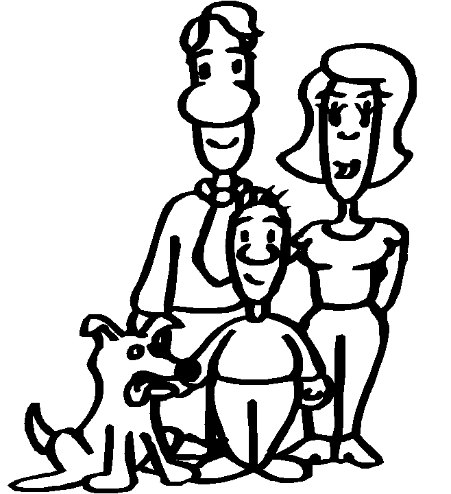Раскраска: семья (Персонажи) #95181 - Бесплатные раскраски для печати