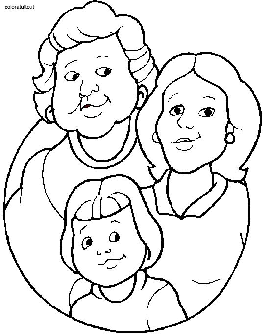 Раскраска: семья (Персонажи) #95226 - Бесплатные раскраски для печати