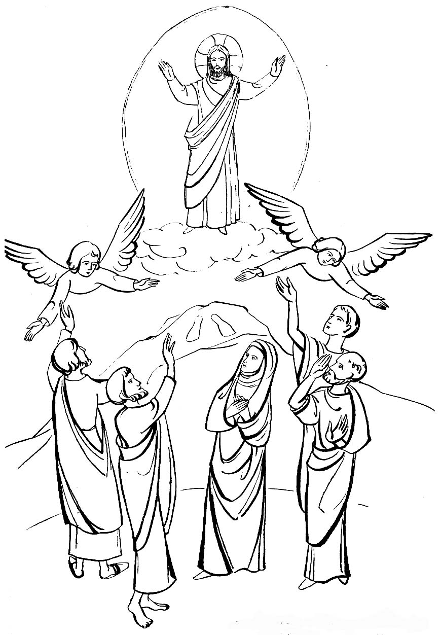 Раскраска: Иисус (Персонажи) #98944 - Бесплатные раскраски для печати