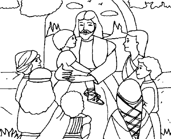 Раскраска: Иисус (Персонажи) #99016 - Бесплатные раскраски для печати