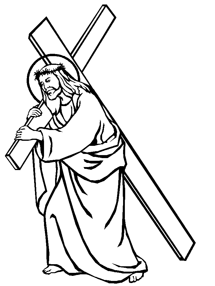 Раскраска: Иисус (Персонажи) #99023 - Бесплатные раскраски для печати