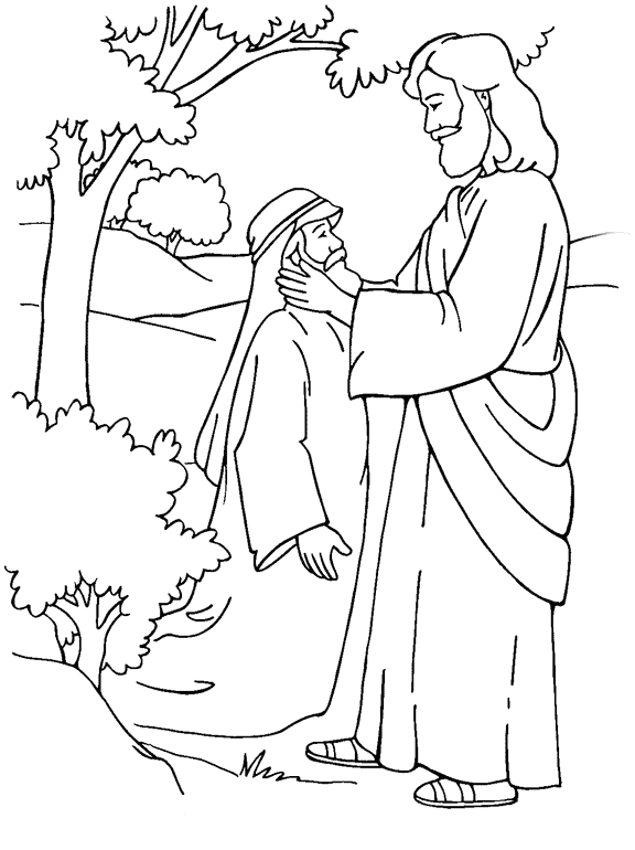 Раскраска: Иисус (Персонажи) #99117 - Бесплатные раскраски для печати