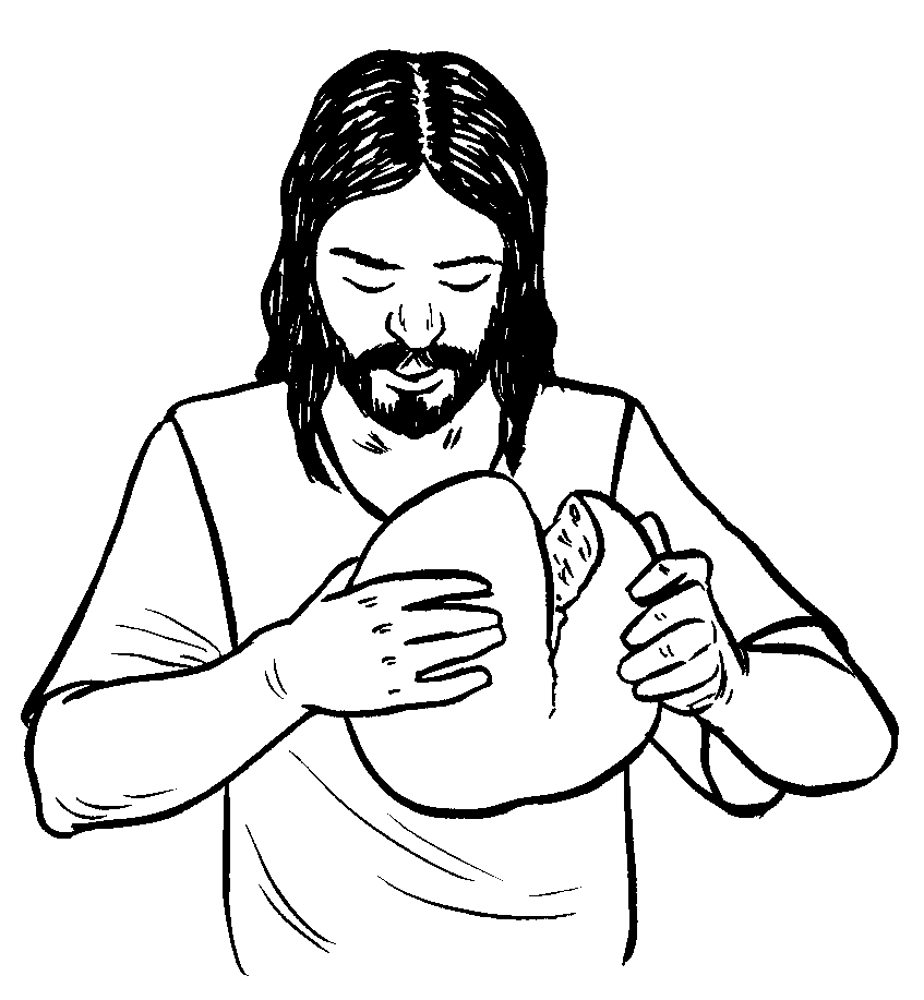 Раскраска: Иисус (Персонажи) #99139 - Бесплатные раскраски для печати