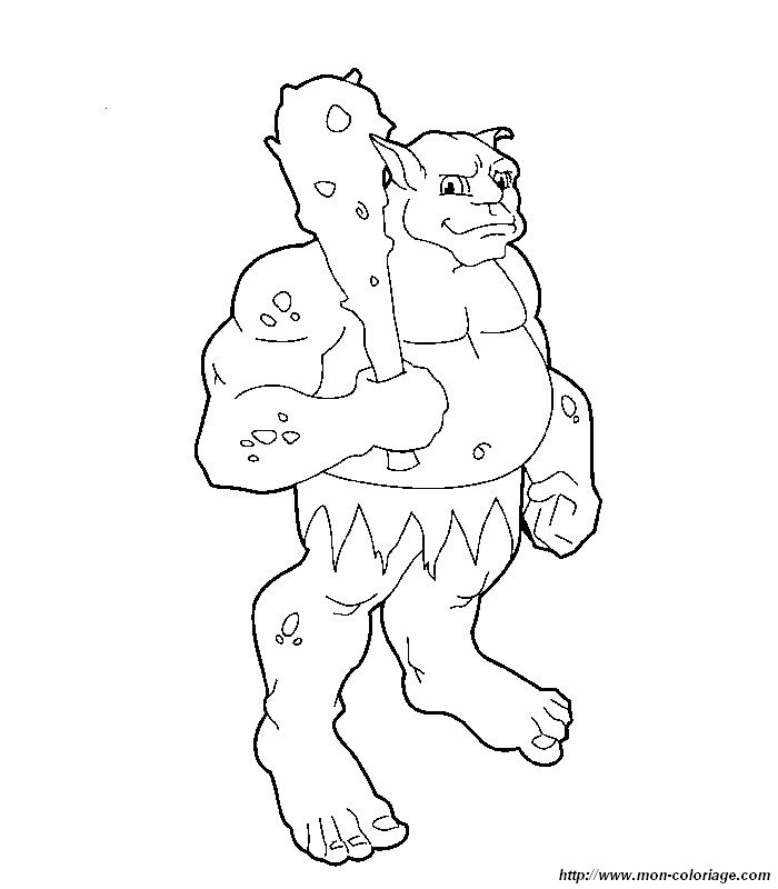Раскраска: великан-людоед (Персонажи) #102837 - Бесплатные раскраски для печати