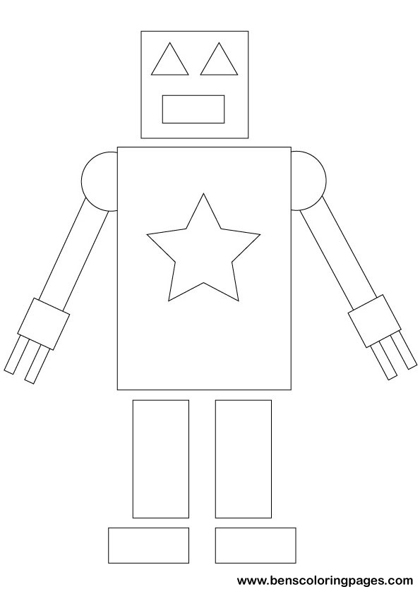 Раскраска: робот (Персонажи) #106655 - Бесплатные раскраски для печати