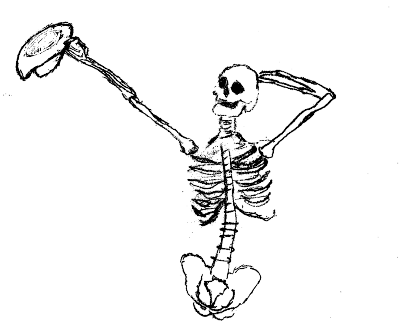 Раскраска: скелет (Персонажи) #147526 - Бесплатные раскраски для печати