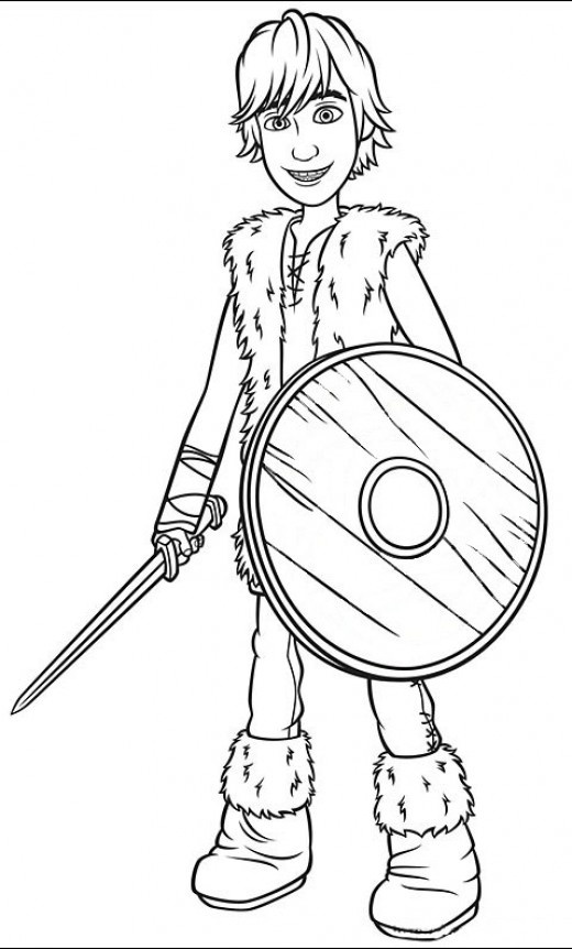 Раскраска: викинг (Персонажи) #149405 - Бесплатные раскраски для печати