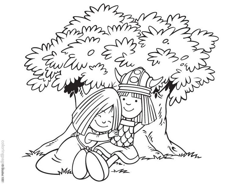 Раскраска: викинг (Персонажи) #149462 - Бесплатные раскраски для печати