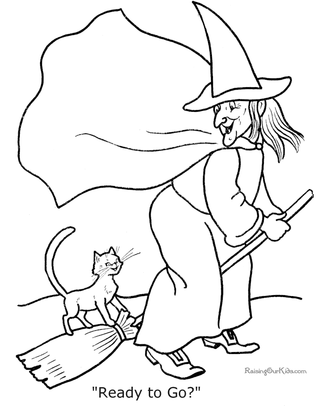 Раскраска: ведьма (Персонажи) #108264 - Бесплатные раскраски для печати