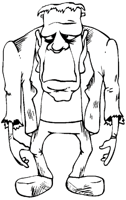 Раскраска: зомби (Персонажи) #85706 - Бесплатные раскраски для печати