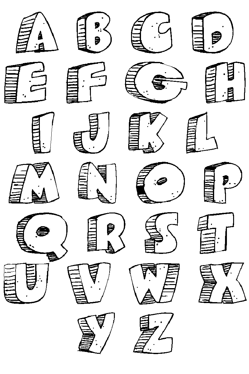 Раскраска: алфавит (образования) #124625 - Бесплатные раскраски для печати