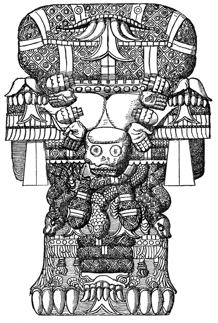 Раскраска: Ацтекская мифология (Боги и богини) #111779 - Бесплатные раскраски для печати