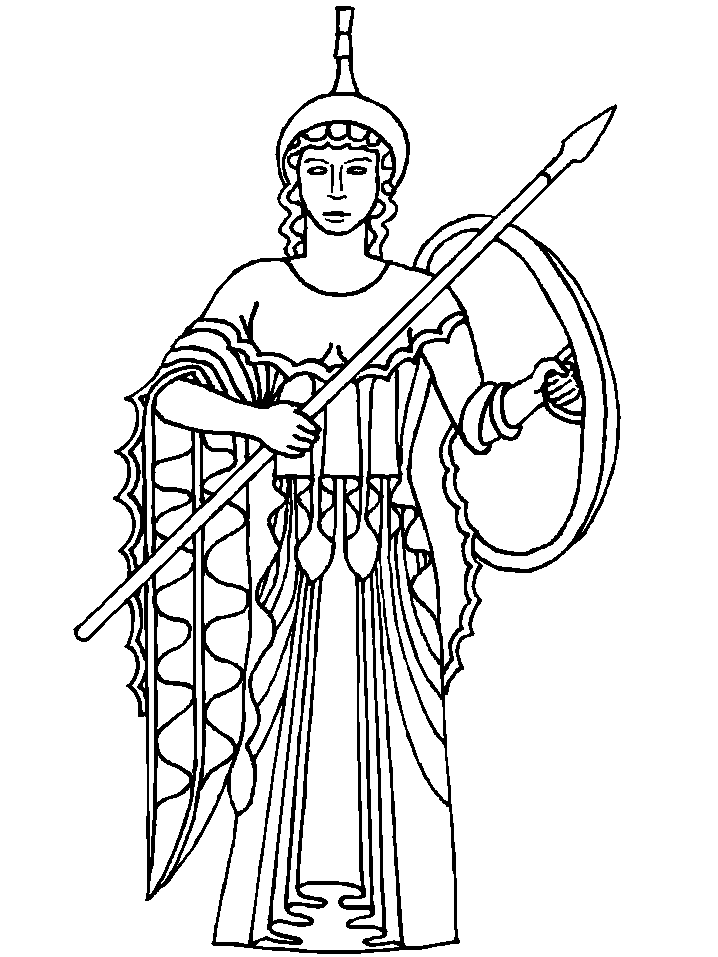 Раскраска: Греческая мифология (Боги и богини) #109760 - Бесплатные раскраски для печати