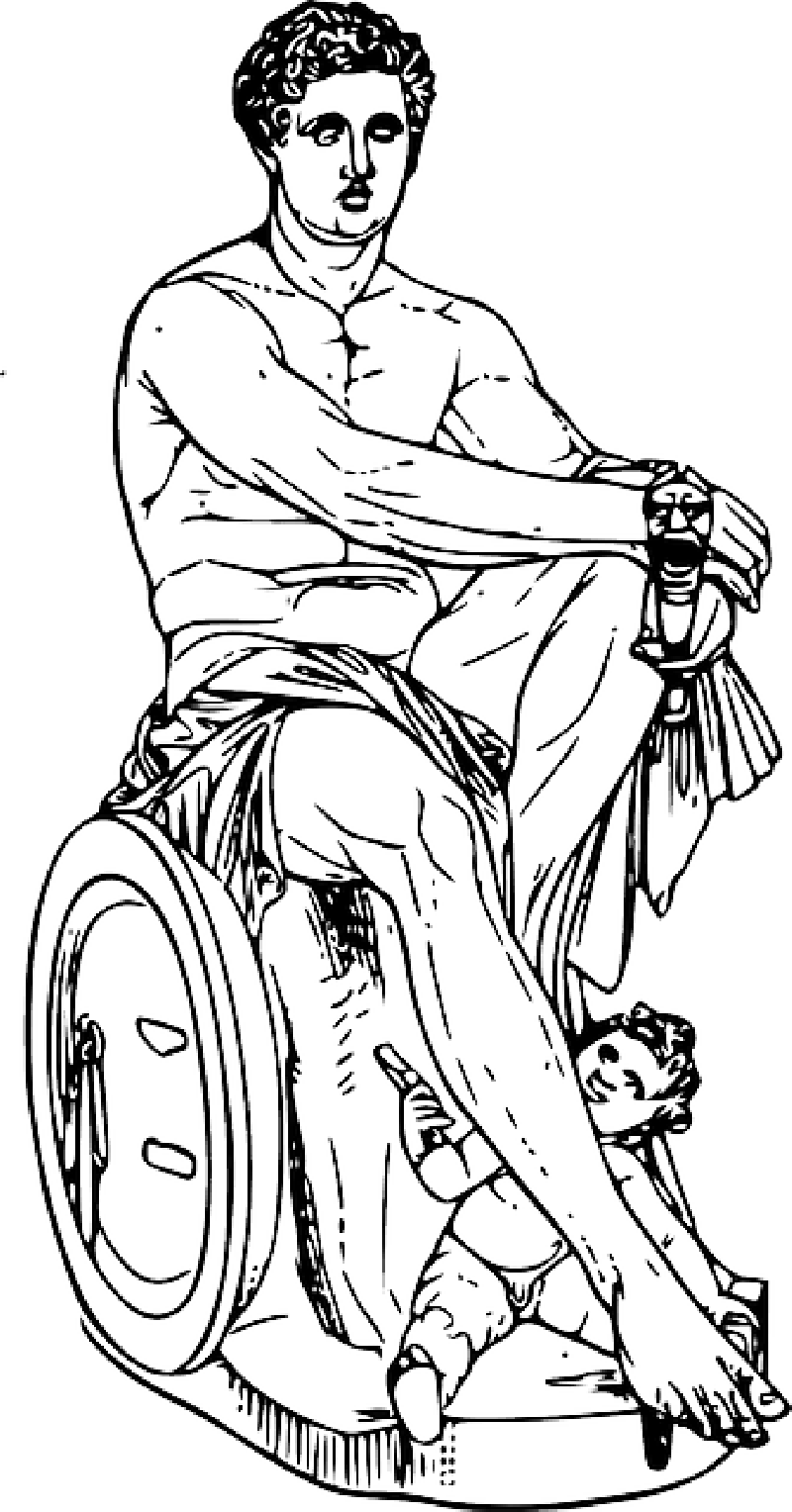 Раскраска: Греческая мифология (Боги и богини) #109854 - Бесплатные раскраски для печати