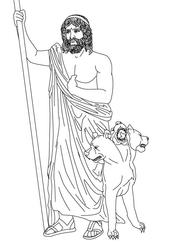 Раскраска: Греческая мифология (Боги и богини) #109904 - Бесплатные раскраски для печати