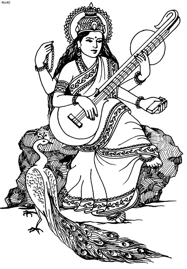 Раскраска: Индуистская мифология (Боги и богини) #109214 - Бесплатные раскраски для печати