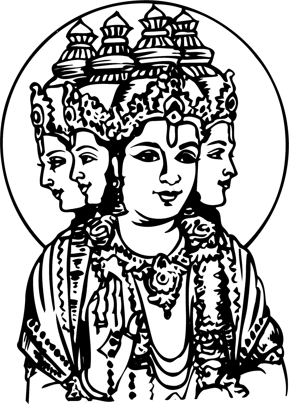 Раскраска: Индуистская мифология (Боги и богини) #109218 - Бесплатные раскраски для печати