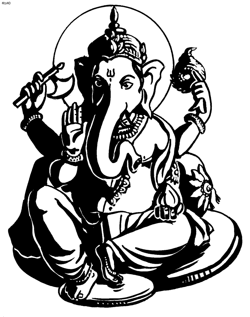 Раскраска: Индуистская мифология (Боги и богини) #109226 - Бесплатные раскраски для печати