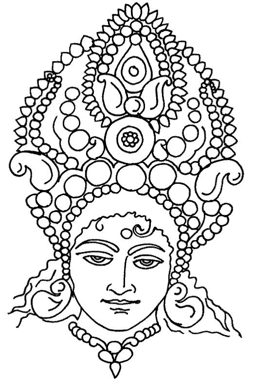 Раскраска: Индуистская мифология (Боги и богини) #109325 - Бесплатные раскраски для печати