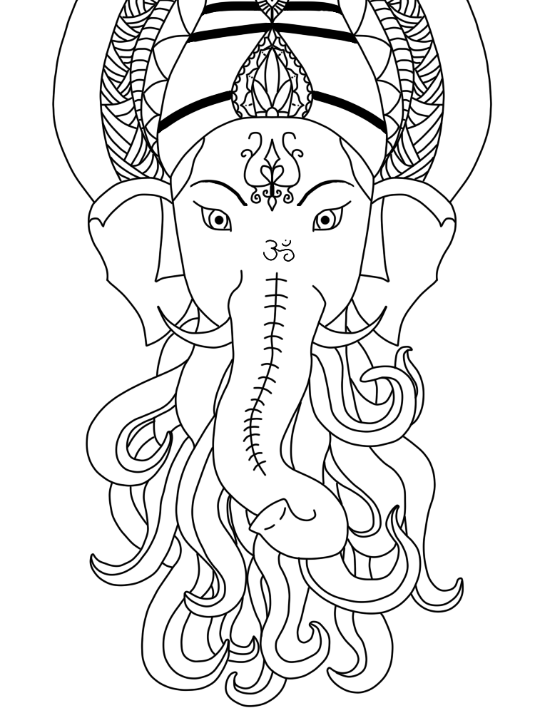 Раскраска: Индуистская мифология (Боги и богини) #109368 - Бесплатные раскраски для печати