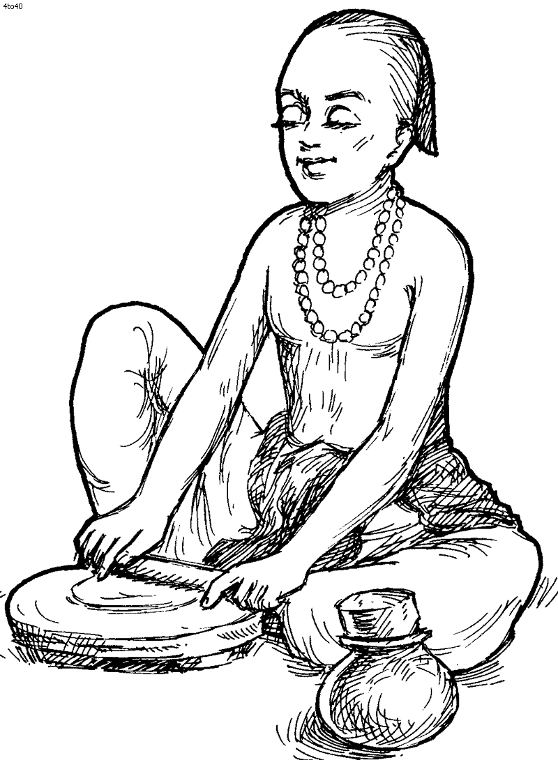 Раскраска: Мифология индуизма: Будда (Боги и богини) #89624 - Бесплатные раскраски для печати