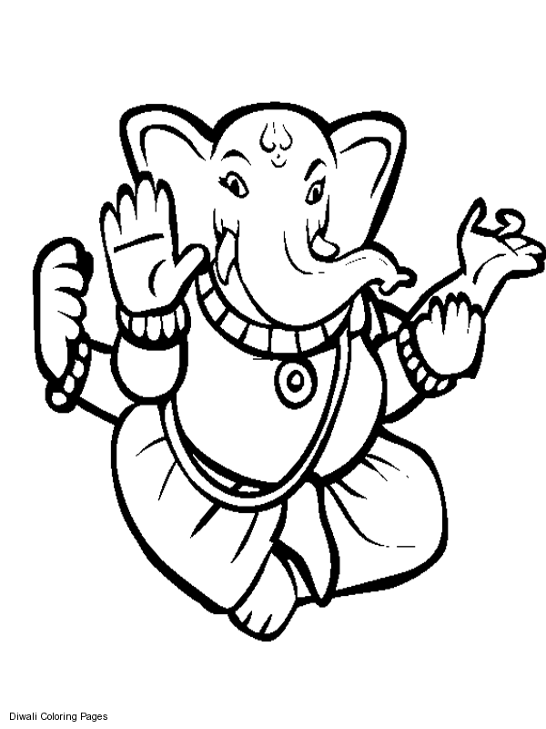 Раскраска: Индуистская мифология: Ганеш (Боги и богини) #96855 - Бесплатные раскраски для печати