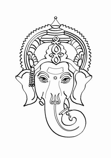Раскраска: Индуистская мифология: Ганеш (Боги и богини) #96920 - Бесплатные раскраски для печати