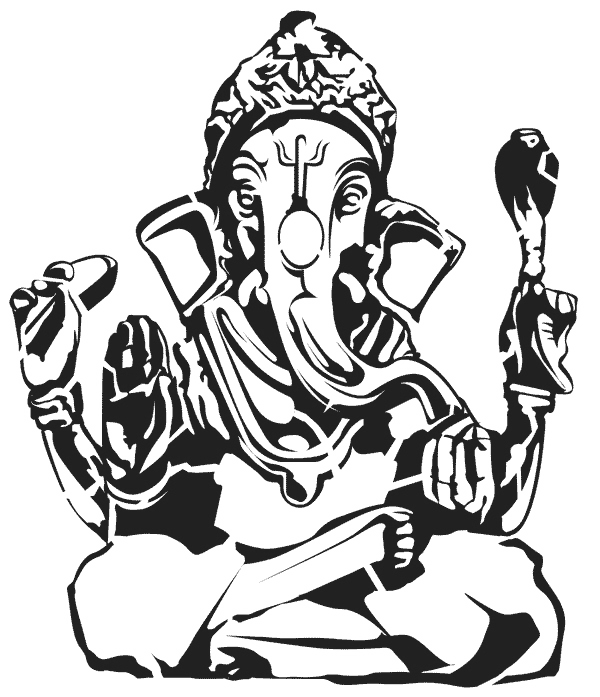 Раскраска: Индуистская мифология: Ганеш (Боги и богини) #96941 - Бесплатные раскраски для печати