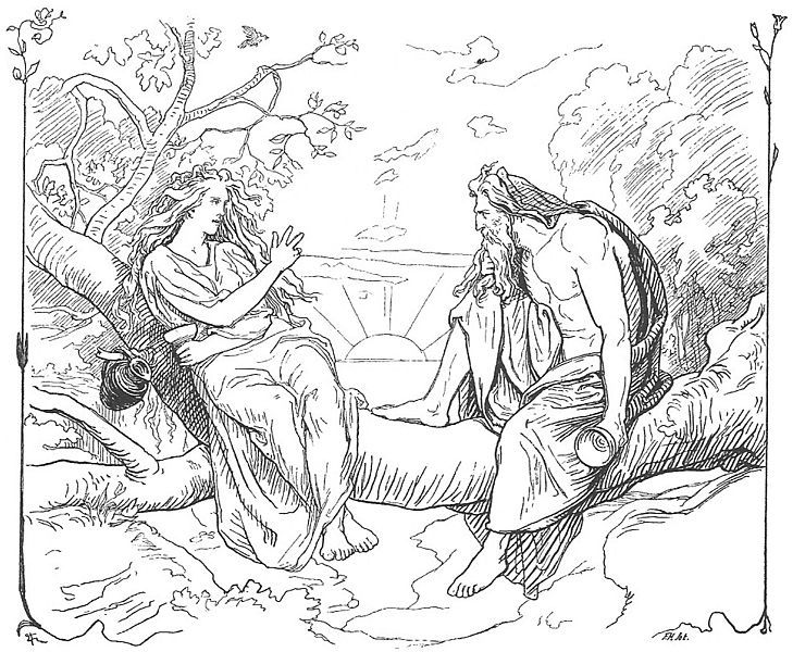 Раскраска: Скандинавская мифология (Боги и богини) #110453 - Бесплатные раскраски для печати
