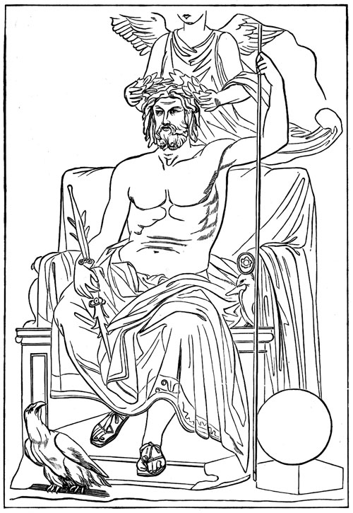 Раскраска: Римская мифология (Боги и богини) #110097 - Бесплатные раскраски для печати