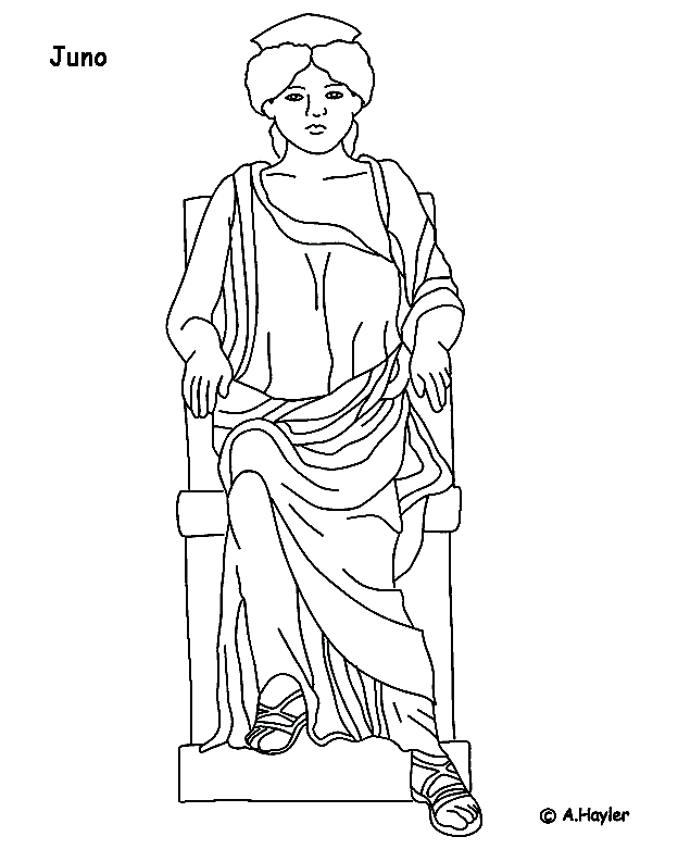 Раскраска: Римская мифология (Боги и богини) #110253 - Бесплатные раскраски для печати