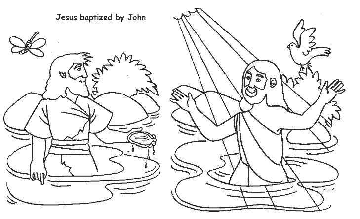 Раскраска: крещение (Праздники и особые случаи) #57512 - Бесплатные раскраски для печати
