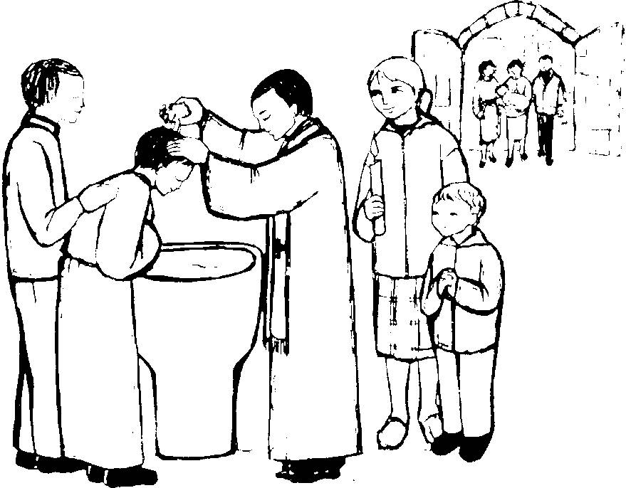 Раскраска: крещение (Праздники и особые случаи) #57564 - Бесплатные раскраски для печати